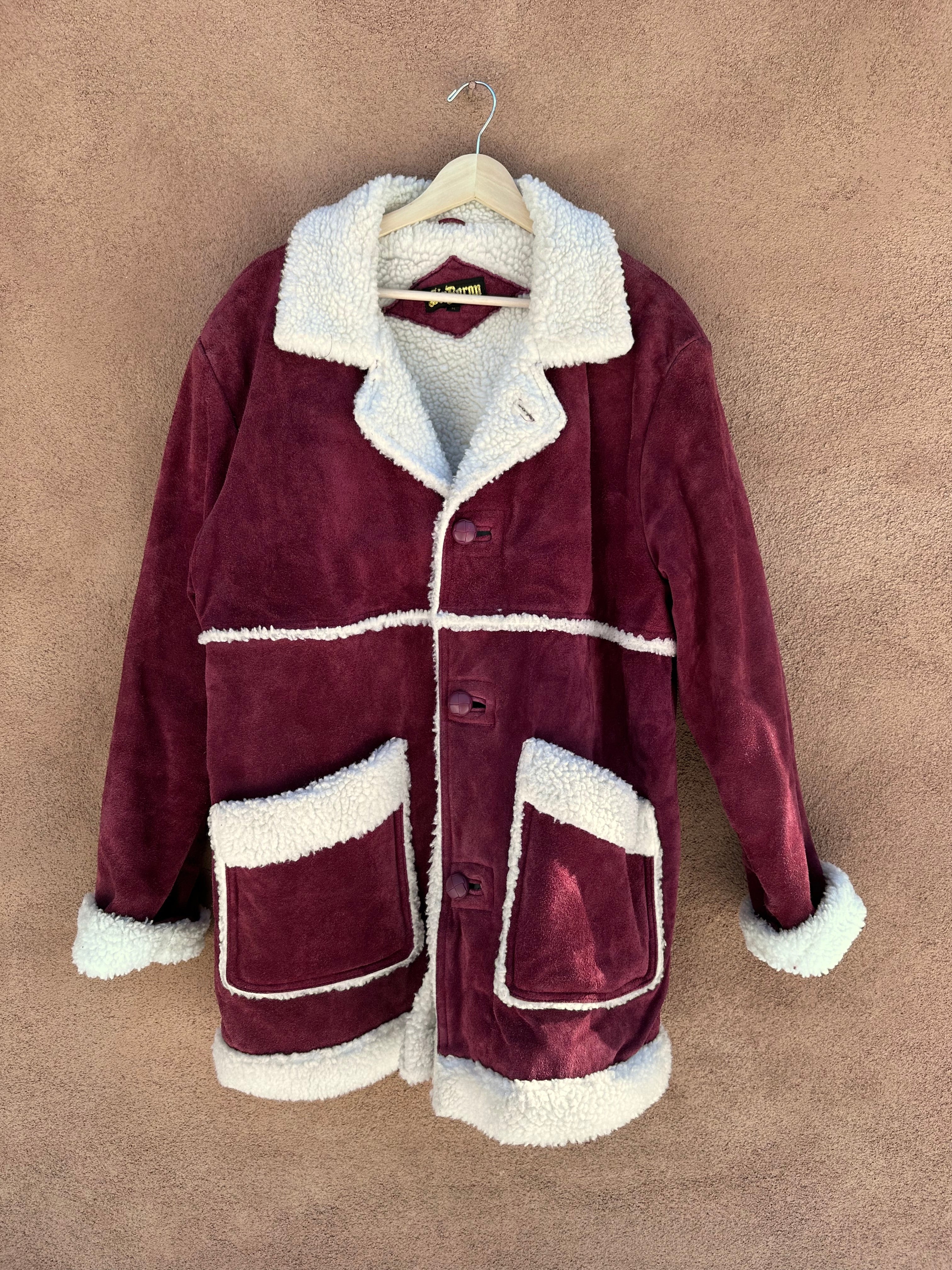 Vintage Rusty Suede Cowboy/Rancher Winter Jacket – DESERT MOSS VINTAGE