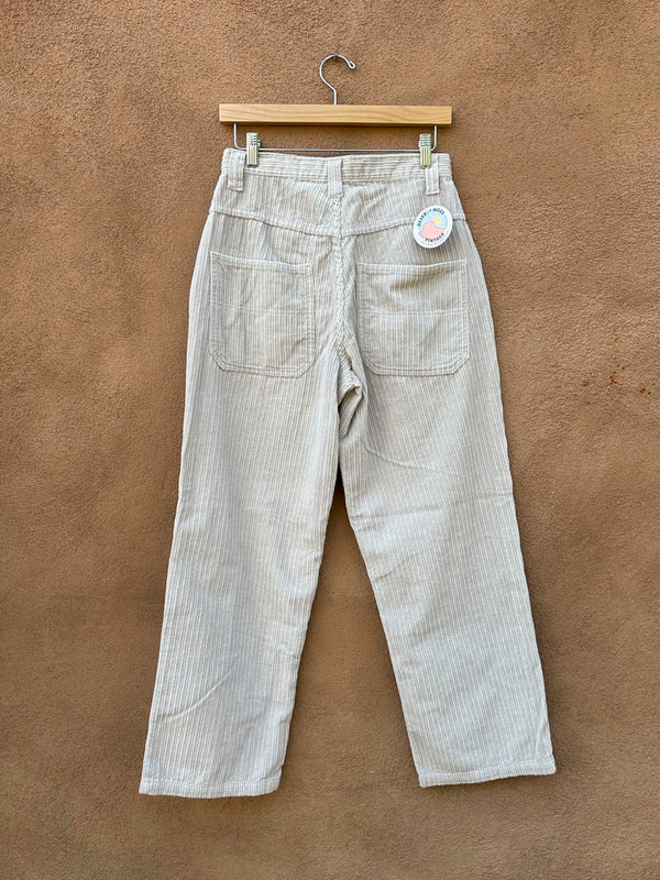1990's Beyond Baggy Eggshell Corduroy Slacks, fits 27