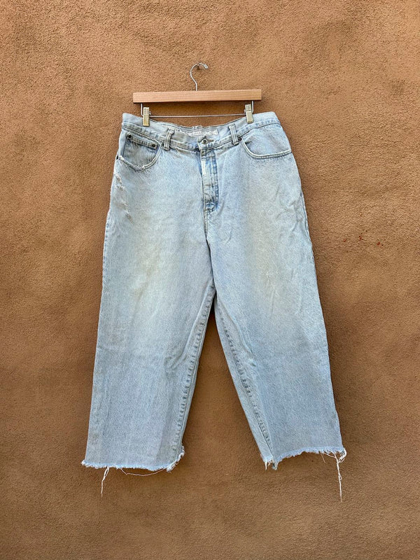 Z. Cavaricci Ripped Hem Relaxed Fit 90's Jeans 35 x 25