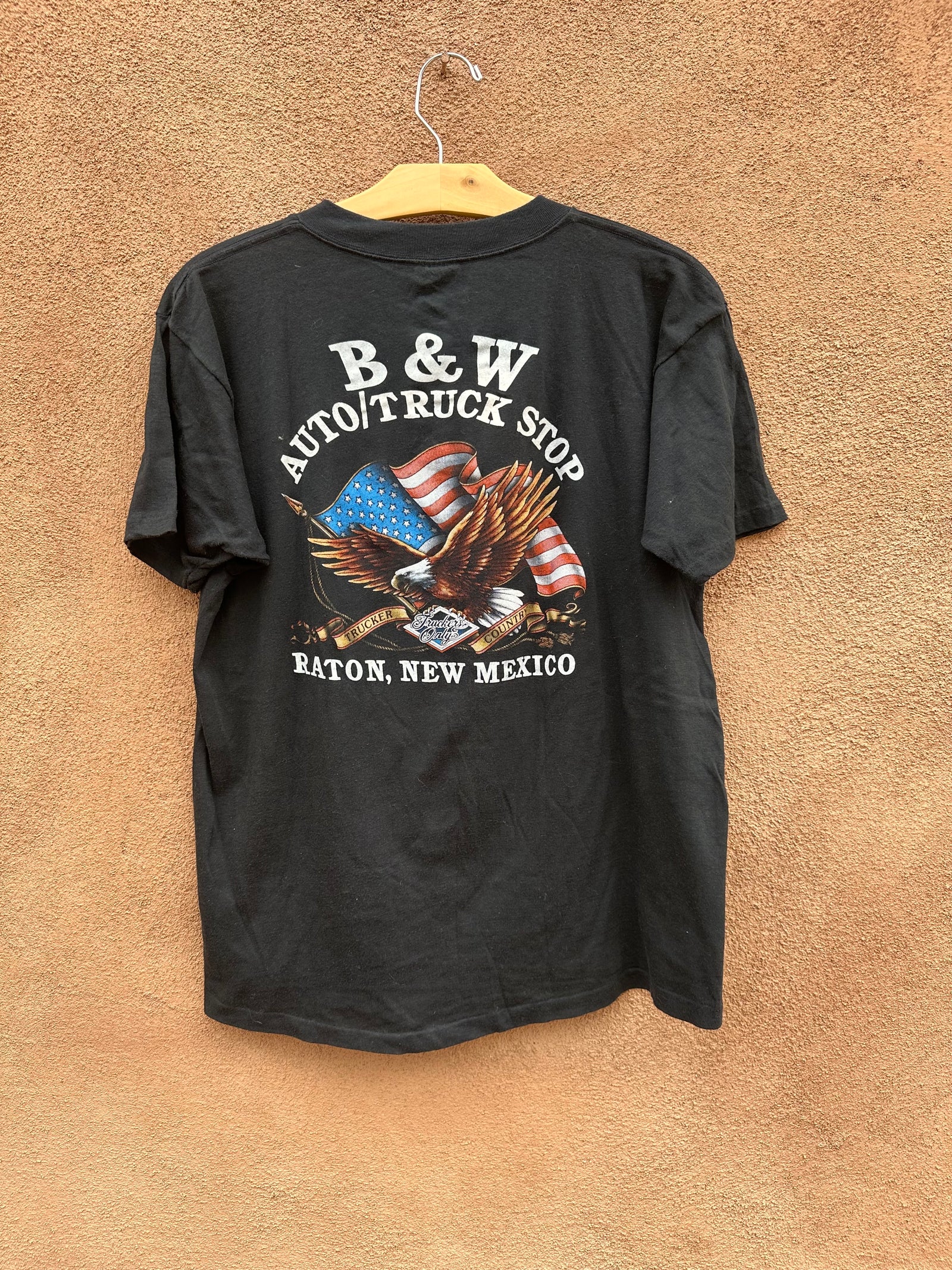Vintage 1986 American Pride Truckers Only 3D Emblem T-shirt