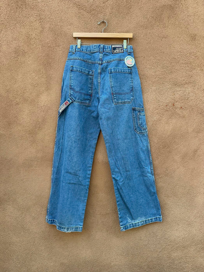 Twenty Six Red Baggy Carpenter Jeans 30 x 31