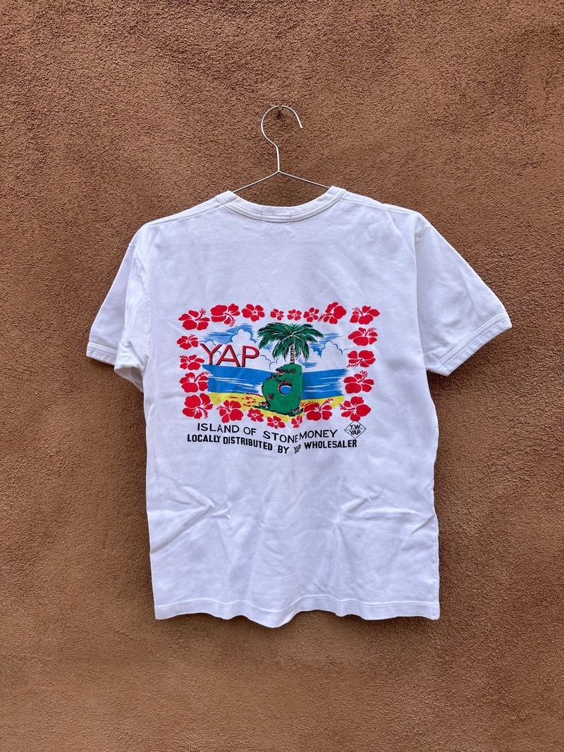 70's YAP Island of Stone Money T-shirt