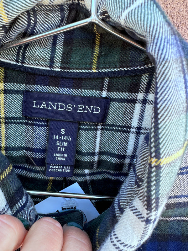 Lands' End Tartan Flannel