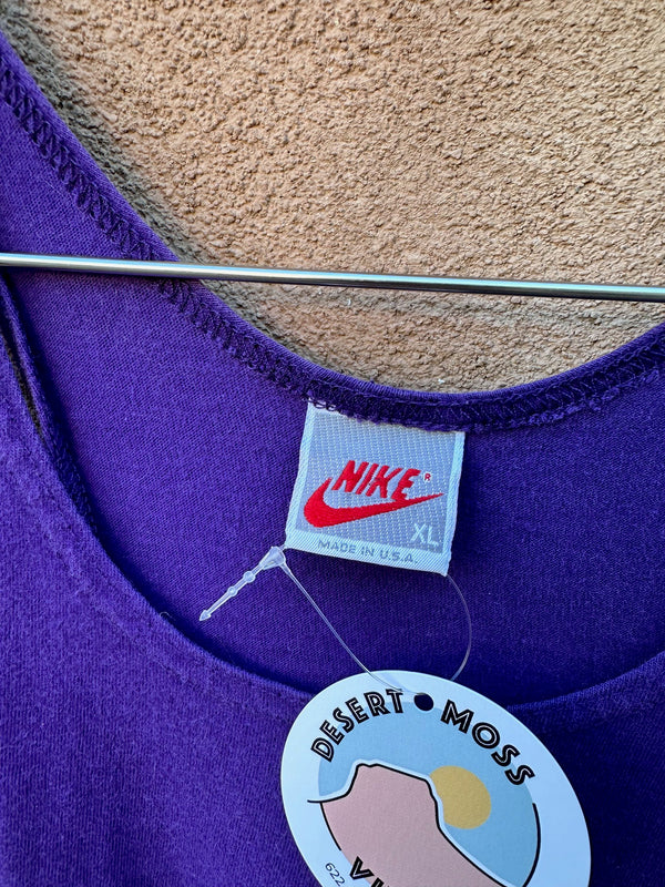 Purple 80's Nike Tank Top - Made in USA