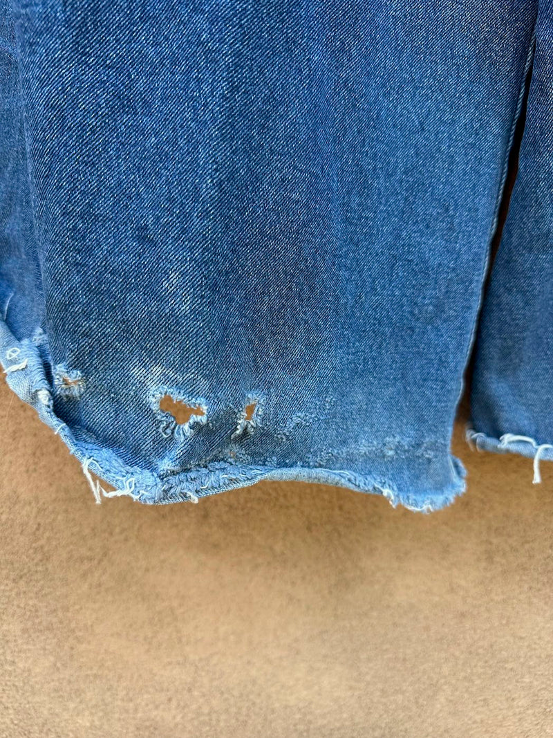 90's Breakdown Extra Baggy & Flared Jeans 31 x 27 - Cut Hem