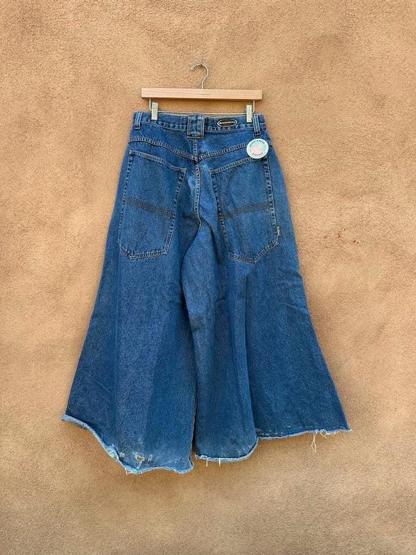 90's Breakdown Extra Baggy & Flared Jeans 31 x 27 - Cut Hem