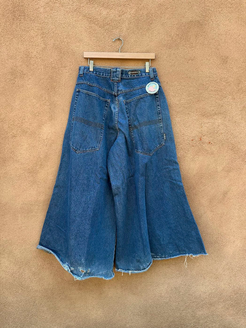 90's Breakdown Extra Baggy & Flared Jeans 31 x 27 - Cut Hem