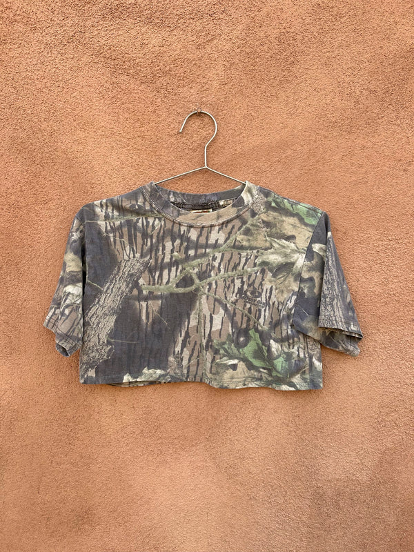 Mossy Oak Break-Up Cropped Shirt