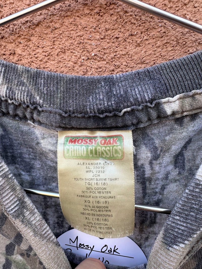 Mossy Oak Break-Up Cropped Shirt