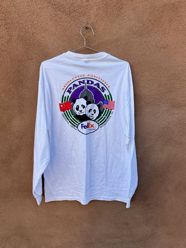 FedEx Long Sleeve Panda T-shirt