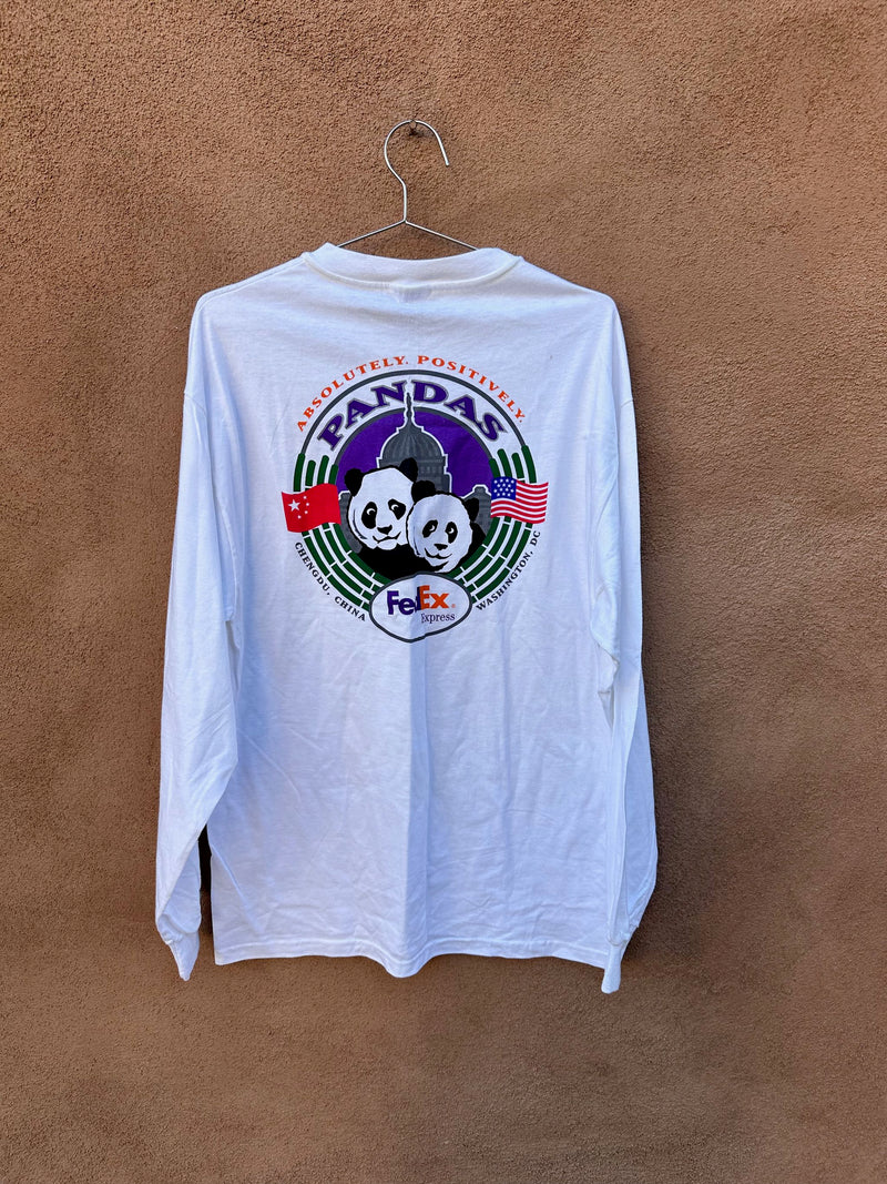 FedEx Long Sleeve Panda T-shirt