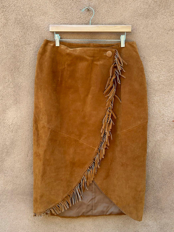 Brandon Thomas Suede Western Skirt, 16