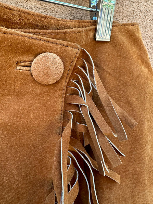 Brandon Thomas Suede Western Skirt, 16