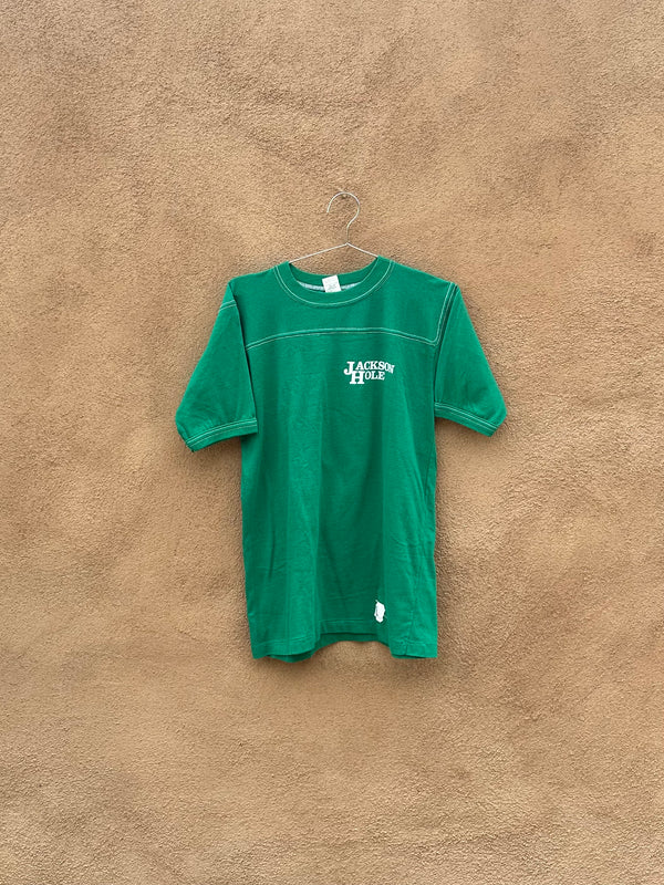 Green Jackson Hole Single Stitch T-Shirt