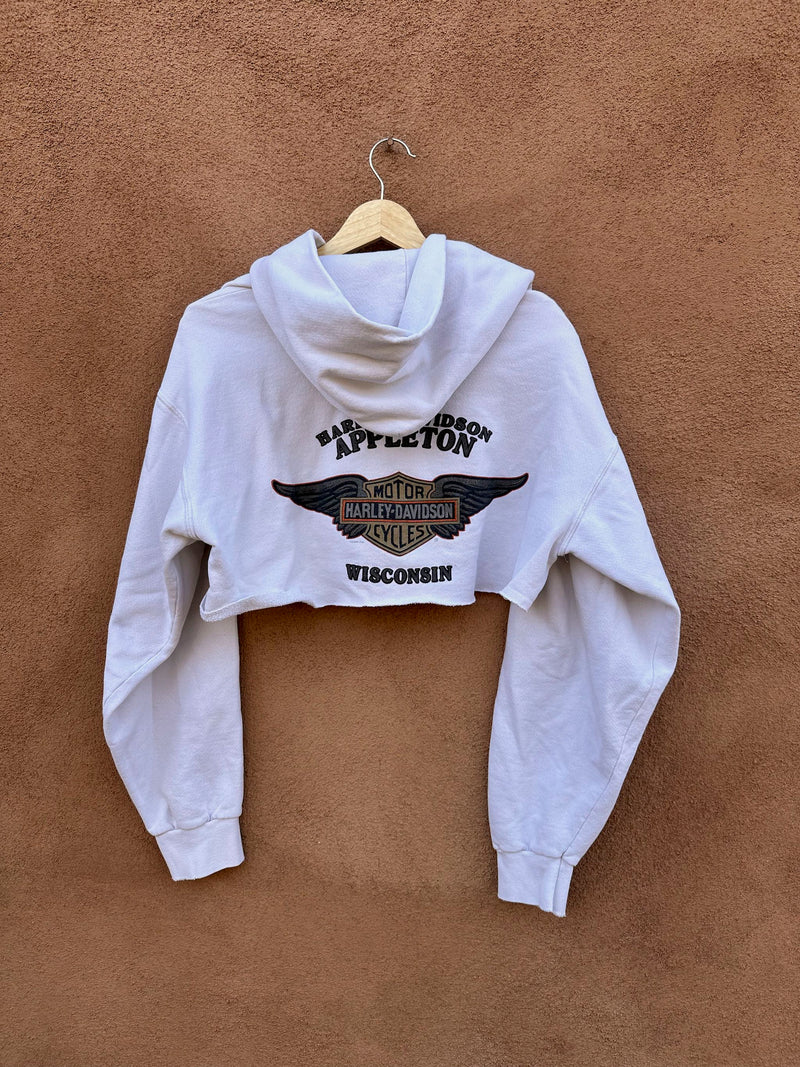 Cropped & Altered Appleton, WI Harley Davidson Hoodie