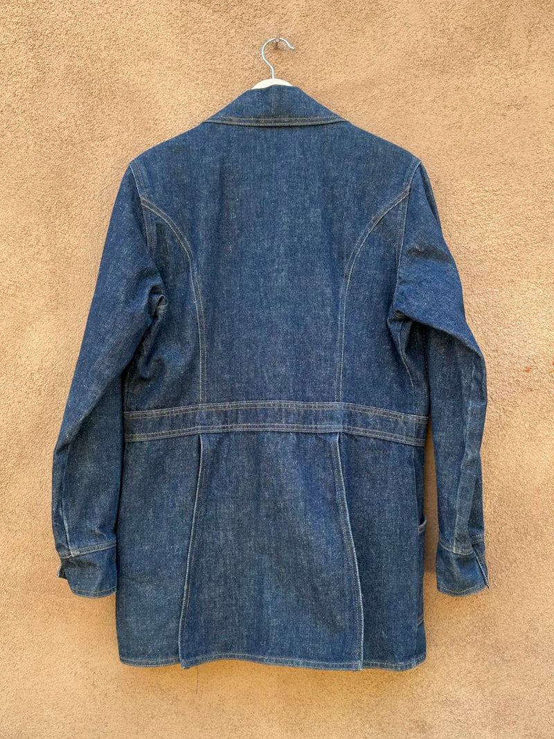 Early 1980's Levi's Orange Tab Mid Length Dark Wash Denim Jacket