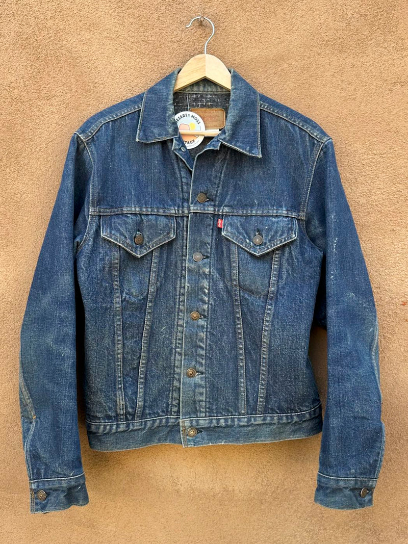 1980's Levi's Winter-Lined Made in USA Trucker Jacket - 38