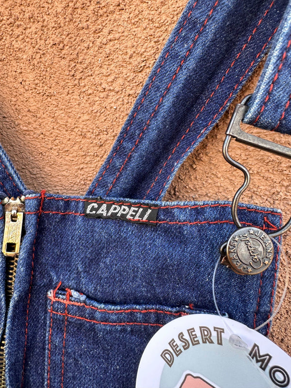 Cappeli 1980's Overalls with Red Stitch - Wide Leg