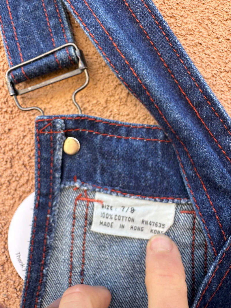Cappeli 1980's Overalls with Red Stitch - Wide Leg