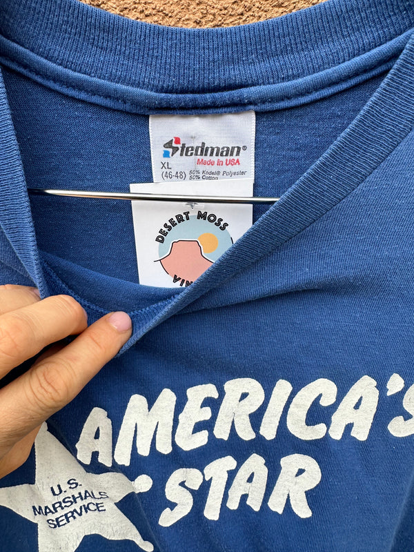 80's U.S. Marshals Americas Star T-shirt