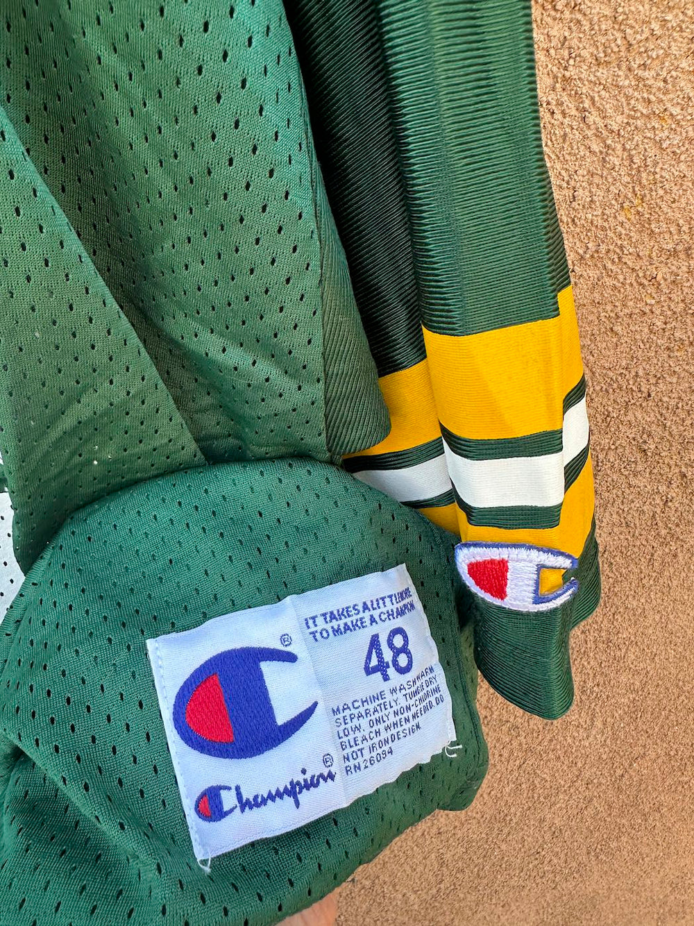 Vintage 90's Champion Reggie White #92 Green Bay Packers Jersey