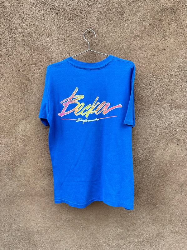 Blue Becker Surfboards Tee