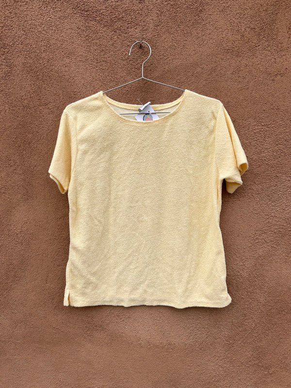 Yellow Terrycloth T-shirt