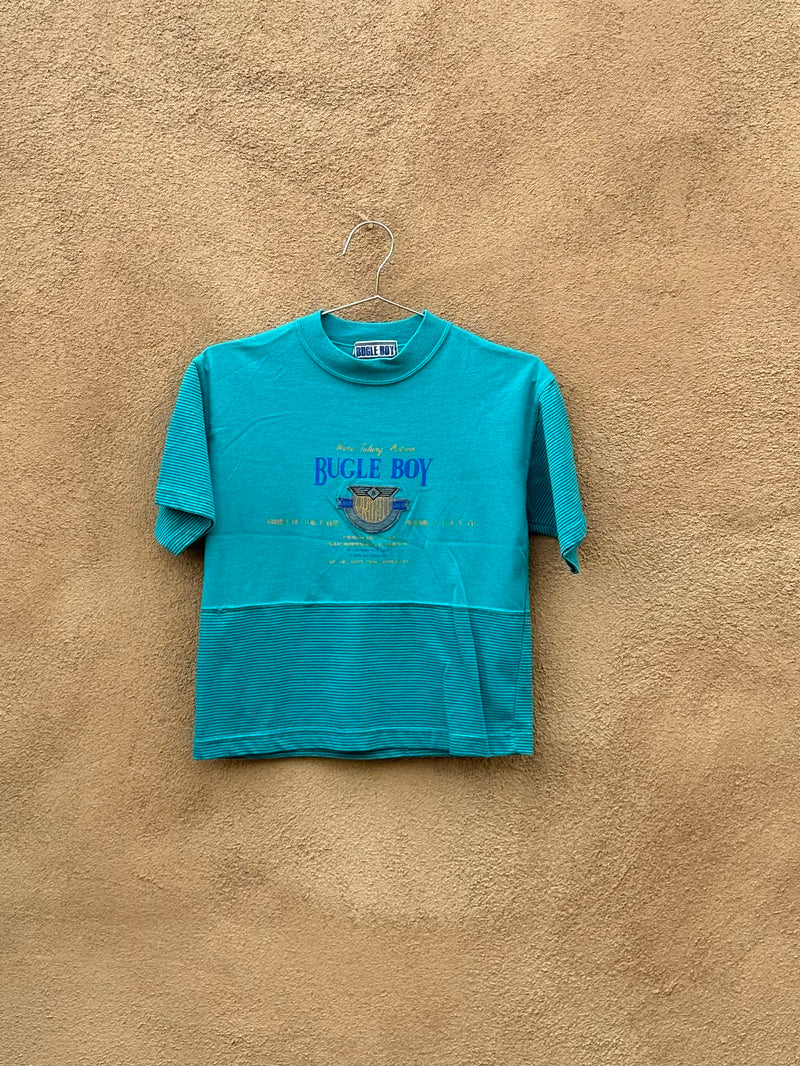 Teal Bugle Boy Tee