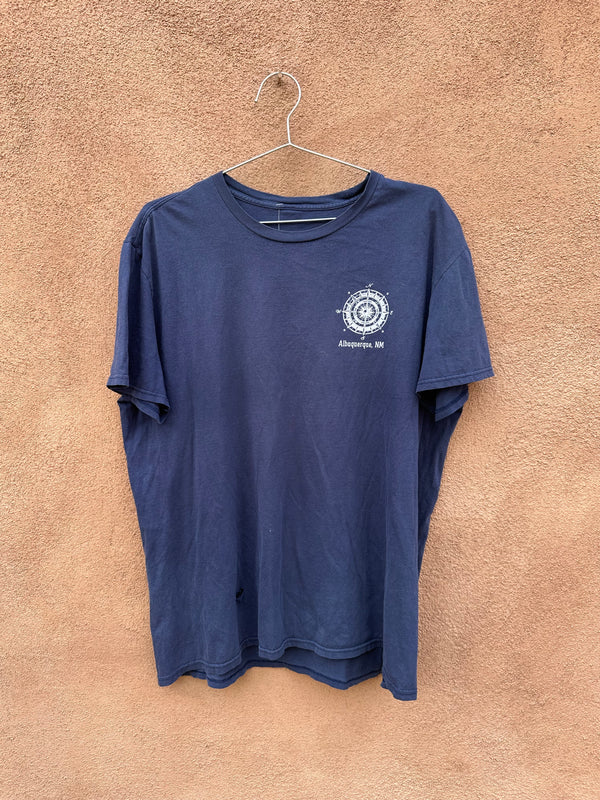 Albuquerque, New Mexico Compass T-shirt - as is