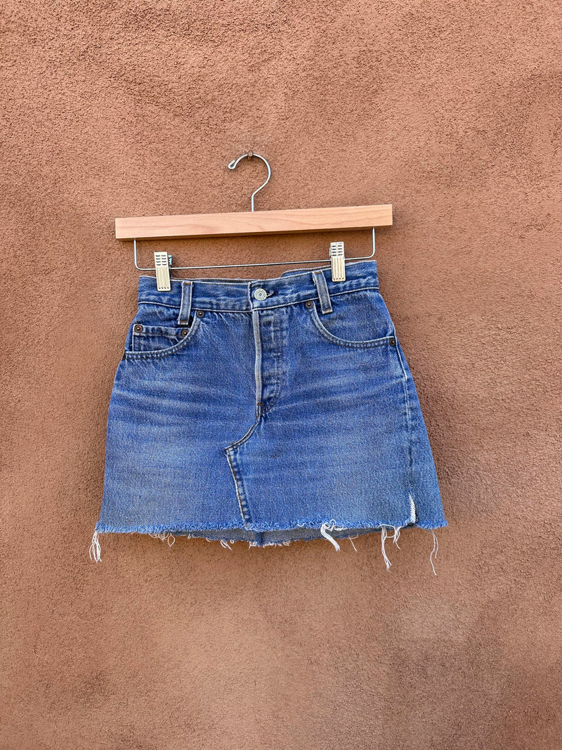 Reworked Levi's Jean Skirt w: 25