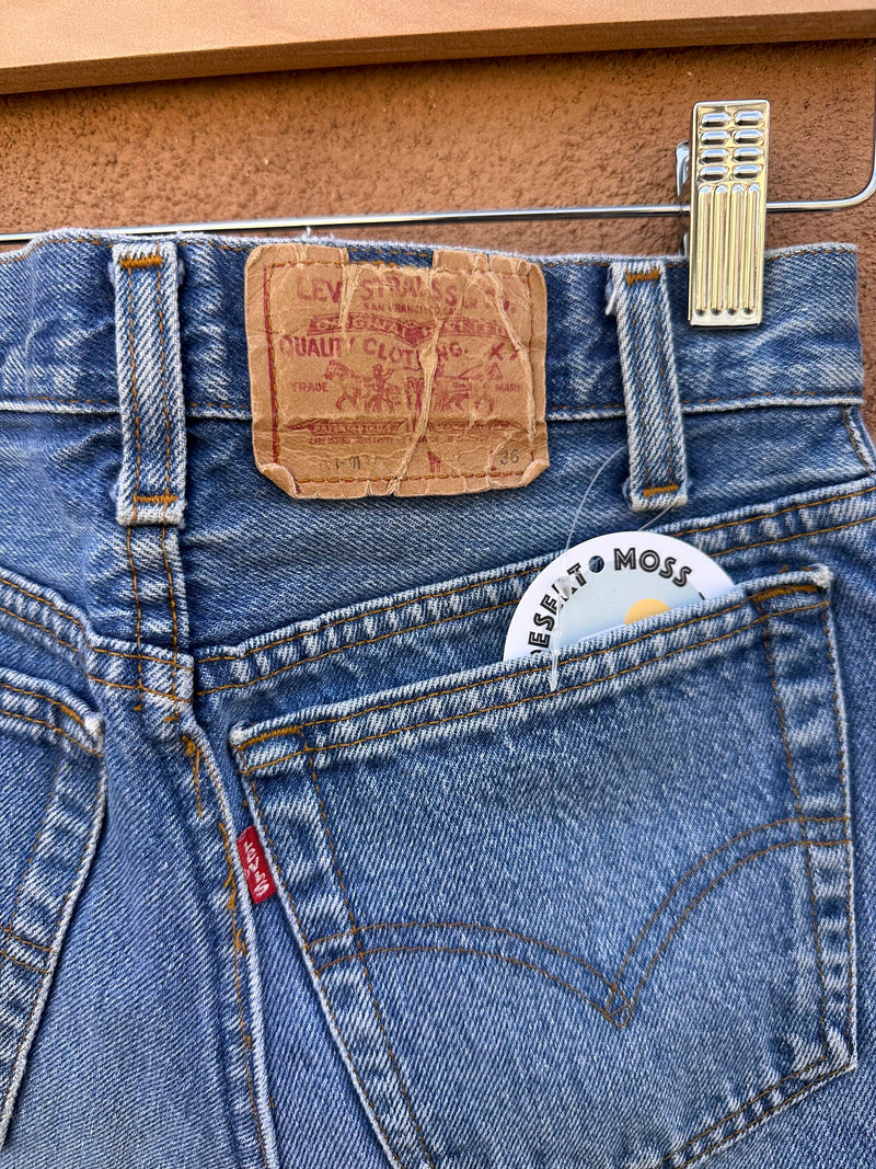 Reworked Levi's Jean Skirt w: 25