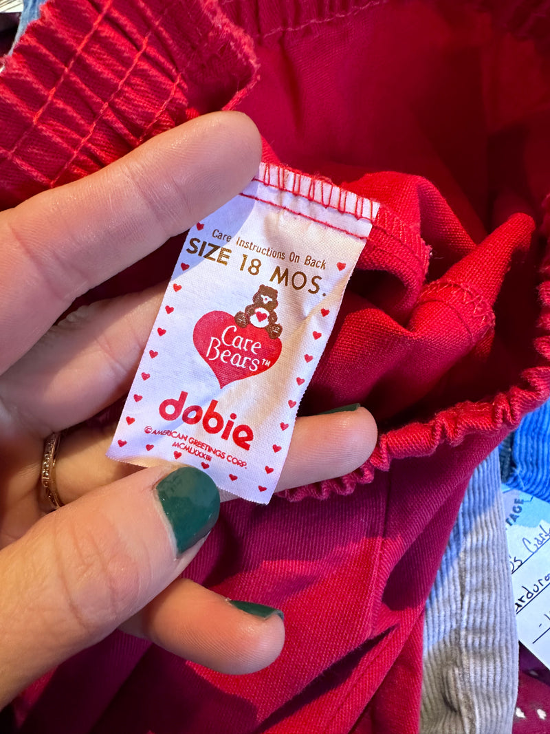 80's Care Bears Red Pants