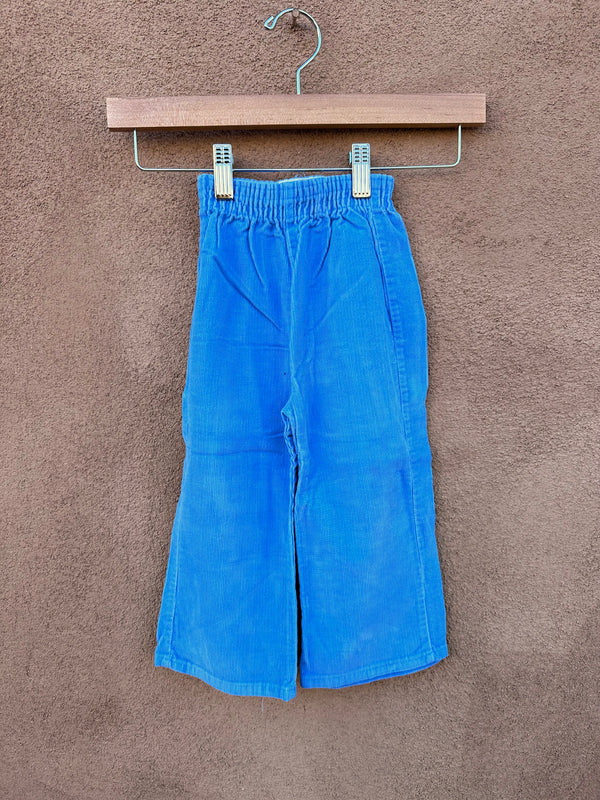 1970's Baby Blue Corduroy Pants by JCPenny
