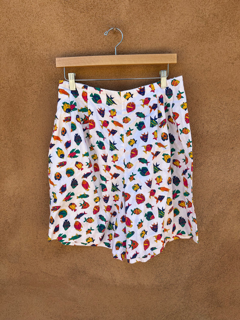 David Brooks Fish Shorts