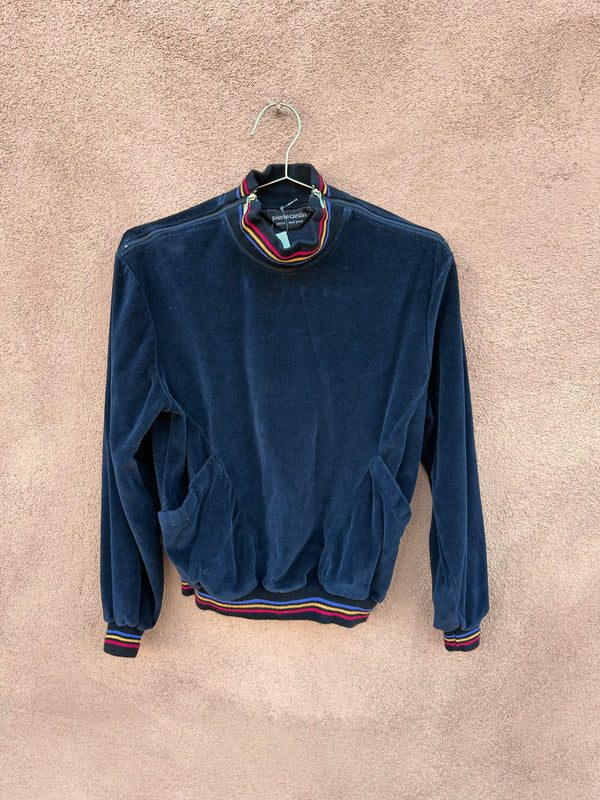 Pierre Cardin Velveteen Sweatshirt with Pockets