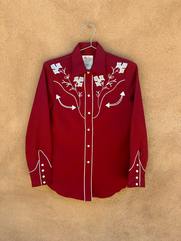 H Bar C California Ranch Wear Eldorado Collection Western Top