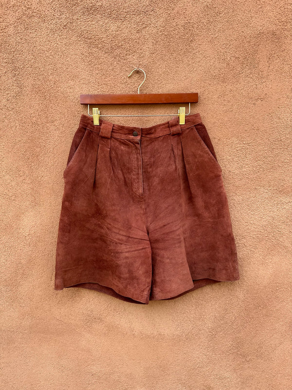 Brown Suede Leather Shorts by GIII Leather 11/12