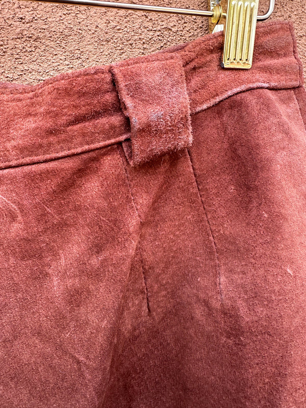 Brown Suede Leather Shorts by GIII Leather 11/12