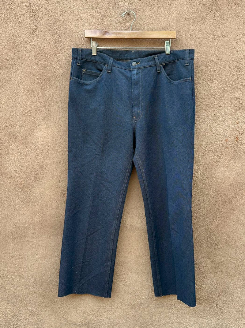 80's Orange Tab Levi's Polyester "Jean" Slacks - 38 x 27 - as is