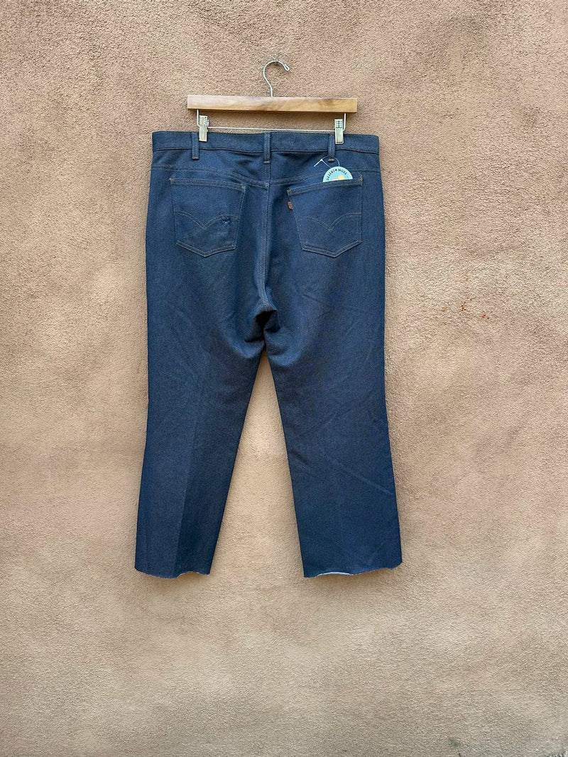 80's Orange Tab Levi's Polyester "Jean" Slacks - 38 x 27 - as is
