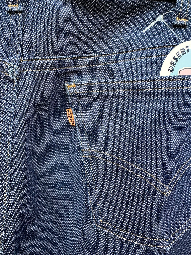 80's Orange Tab Levi's Polyester "Jean" Slacks - 38 x 27 - as is