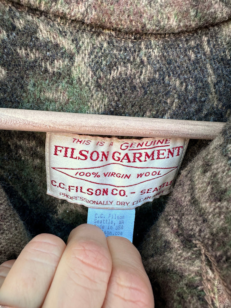 Camo Filson Hunting Jacket Style 83TM - Size 46 Fits Smaller