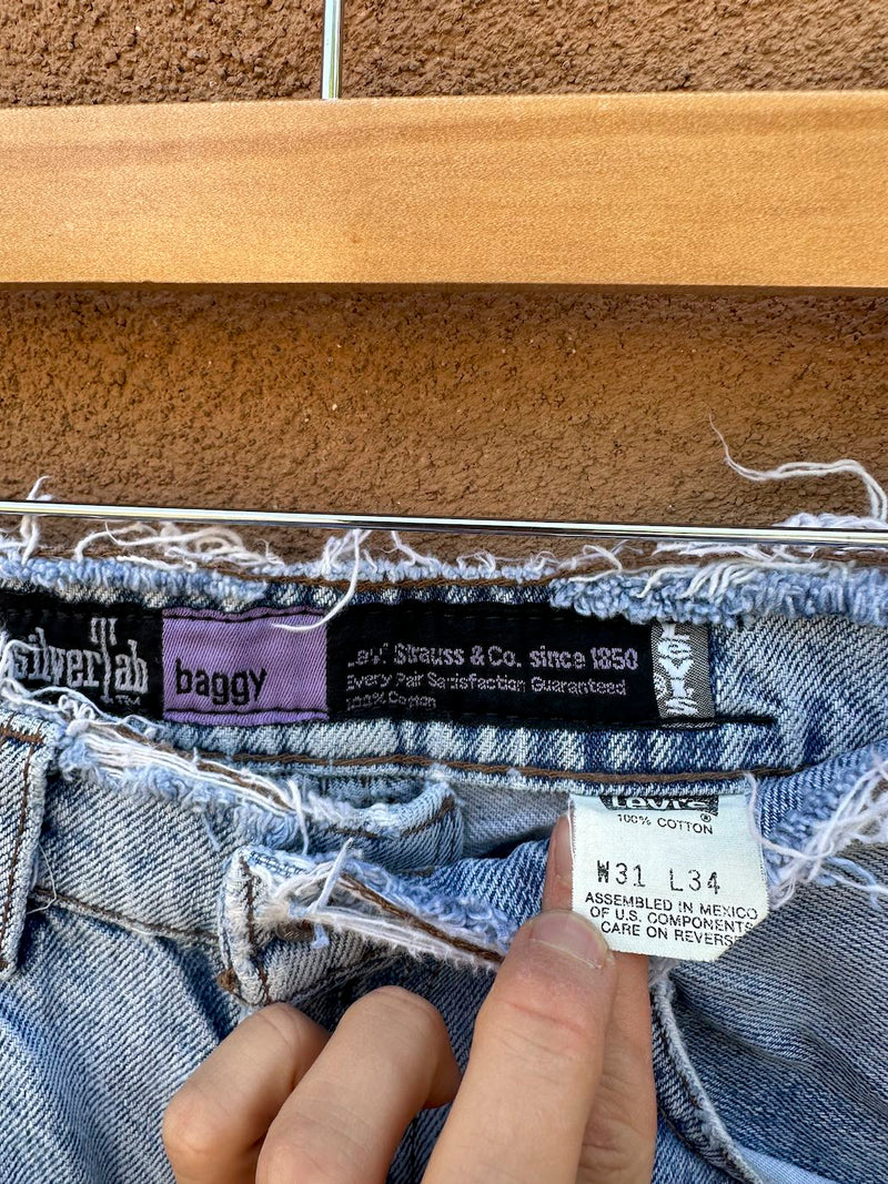 Thrashed Levi's SilverTab Baggy Jeans 29 x 27.5