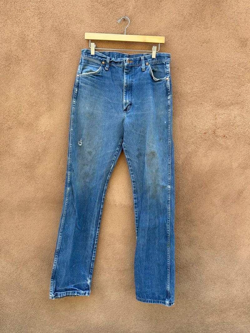 Well Worn Wrangler Cowboy Cut 1990's Jeans 32 x 34