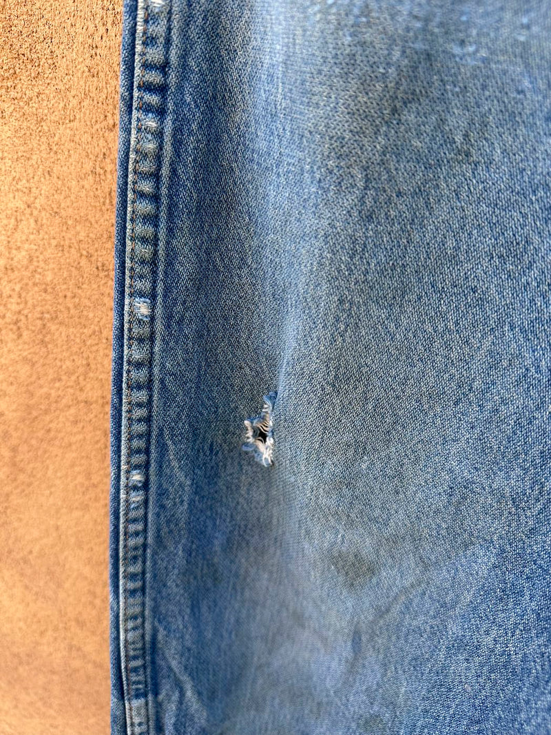 Well Worn Wrangler Cowboy Cut 1990's Jeans 32 x 34