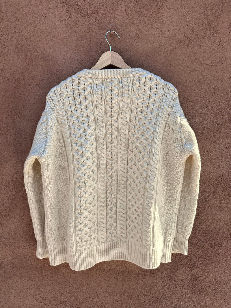 Cable Knit Fisherman Cardigan by Aran Crafts