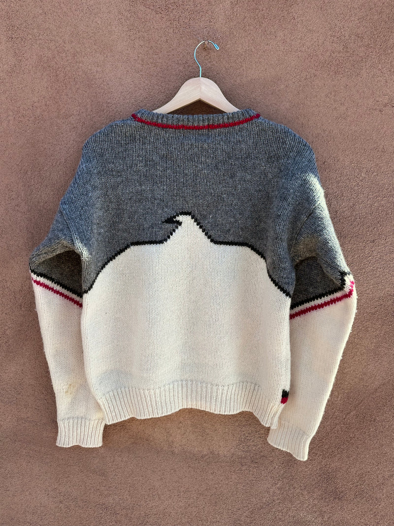 Woolrich 100% Wool Eagle Sweater - Made in USA