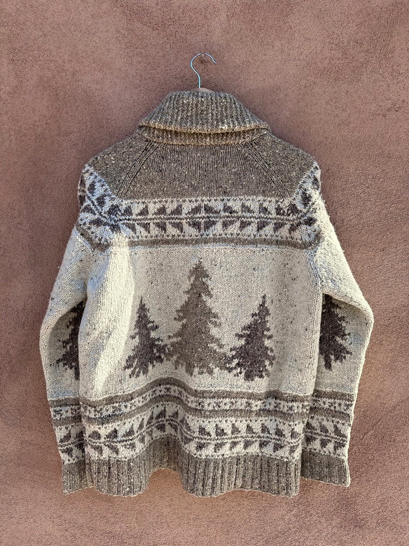 Winter Deer Wool RL Lauren Cardigan Sweater