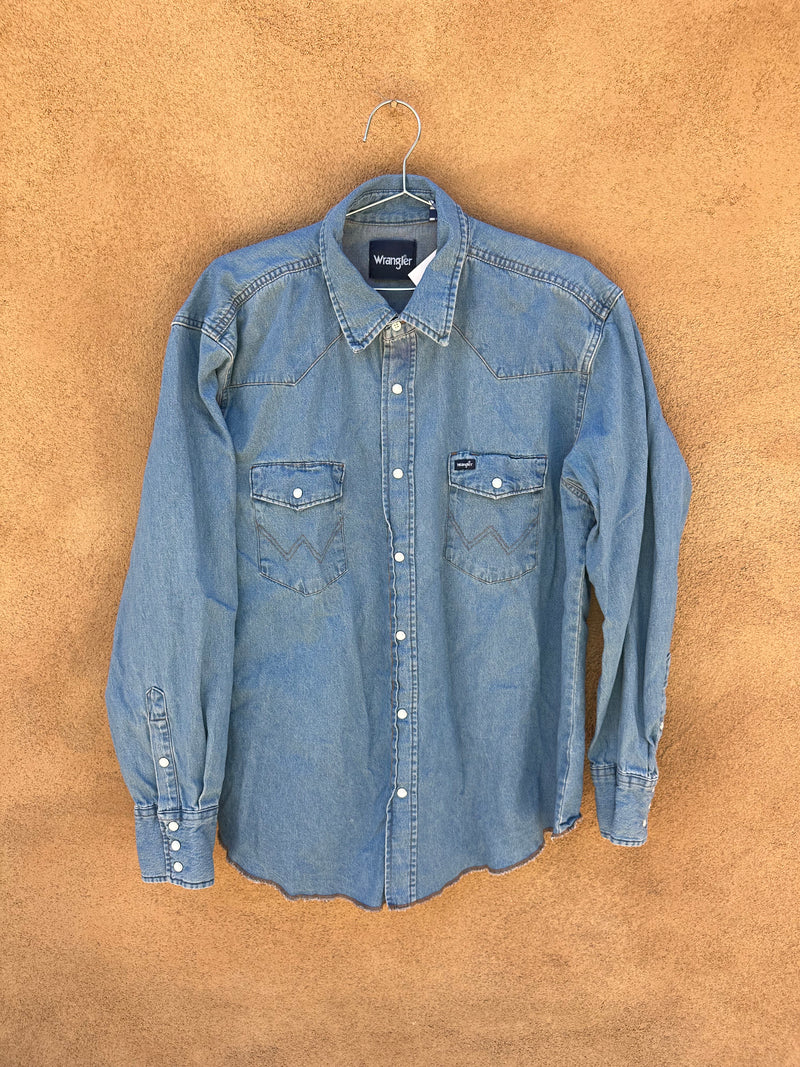 Blue Denim Wrangler Western Shirt