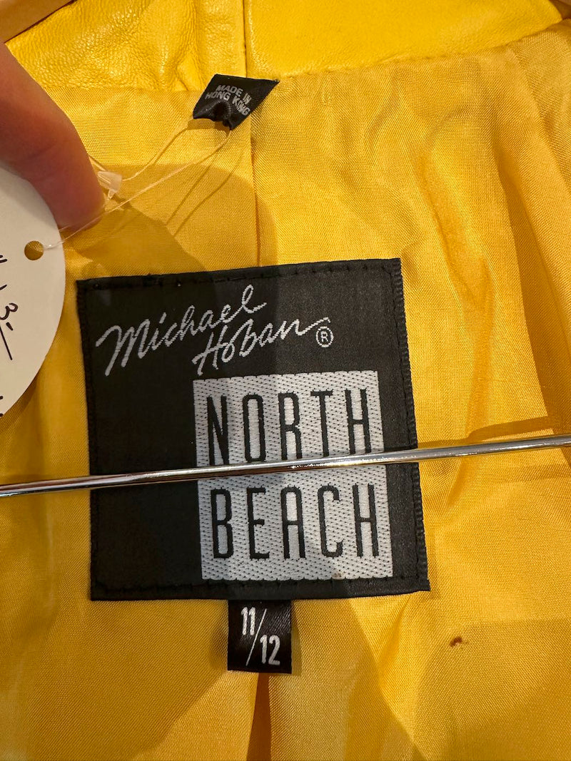 Canary Yellow 3-Piece Leather Set by Michael Hoban North Beach